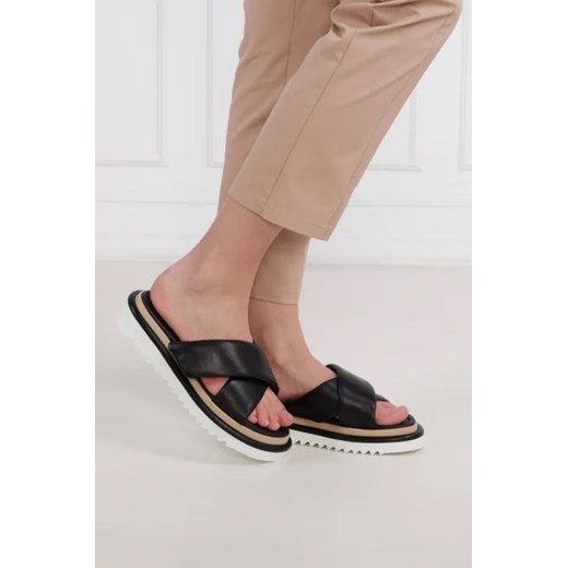 Marc Cain Skórzane klapki Marc Cain 39 promocja Gomez Fashion Store