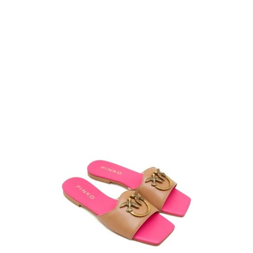 Pinko Skórzane klapki MARLI 01 CALF Pinko 41 wyprzedaż Gomez Fashion Store