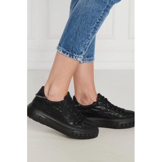 Casadei Skórzane trampki OFF ROAD SALENTO LOGO Casadei 38 okazyjna cena Gomez Fashion Store