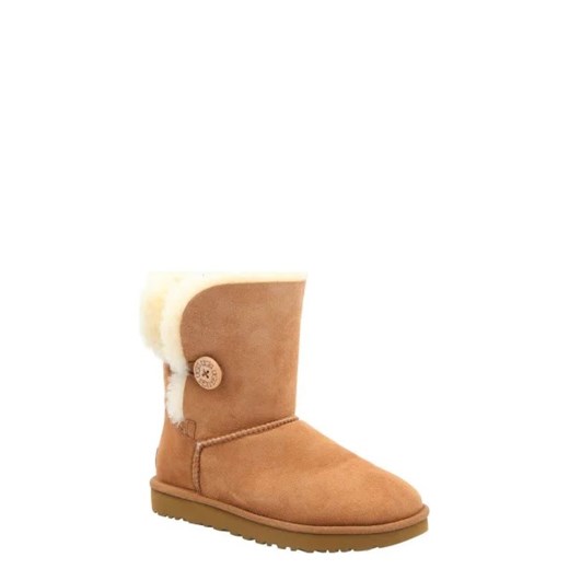 UGG Skórzane śniegowce W Bailey Button II | z dodatkiem wełny 40 Gomez Fashion Store