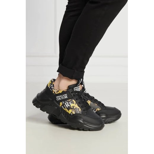 Versace Jeans Couture Skórzane sneakersy 43 okazja Gomez Fashion Store