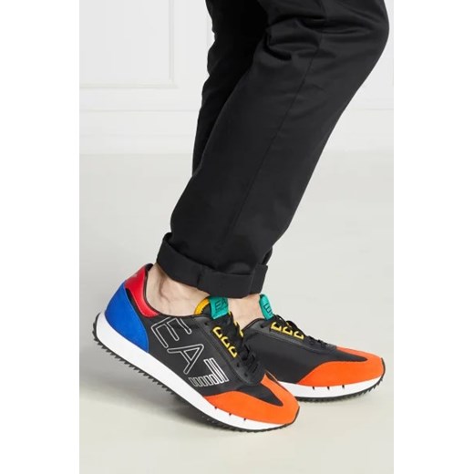 EA7 Sneakersy | z dodatkiem skóry 42 Gomez Fashion Store wyprzedaż