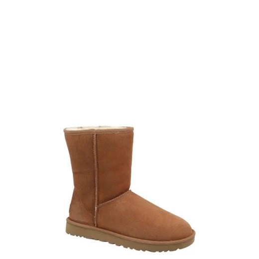 UGG Skórzane śniegowce W Classic Short II | z dodatkiem wełny 36 Gomez Fashion Store