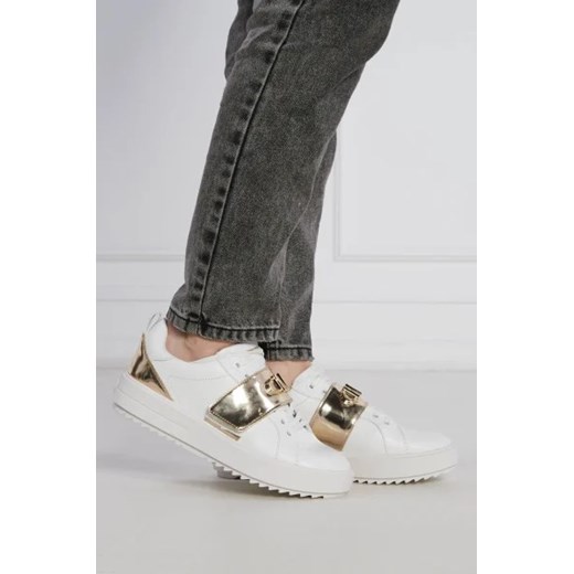 Michael Kors Skórzane trampki EMMETT STRAP LACE UP Michael Kors 5 Gomez Fashion Store wyprzedaż