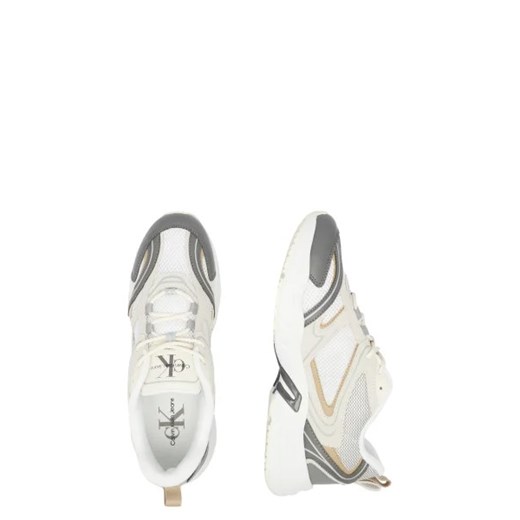 Buty sportowe męskie Calvin Klein z tkaniny sznurowane na wiosnę