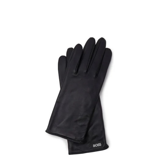 BOSS BLACK Skórzane rękawiczki Gueen ME L promocja Gomez Fashion Store