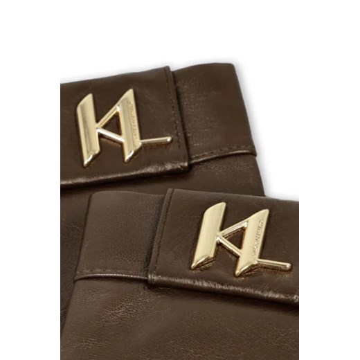 Karl Lagerfeld Skórzane rękawiczki Karl Lagerfeld S okazyjna cena Gomez Fashion Store