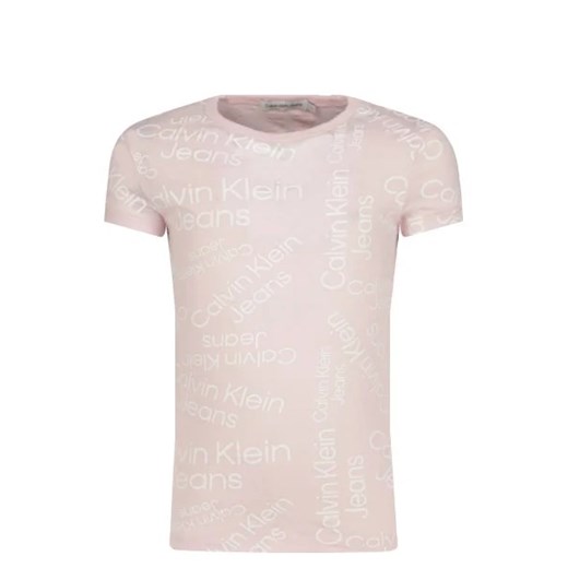 CALVIN KLEIN JEANS T-shirt | Regular Fit ze sklepu Gomez Fashion Store w kategorii Bluzki dziewczęce - zdjęcie 172709617