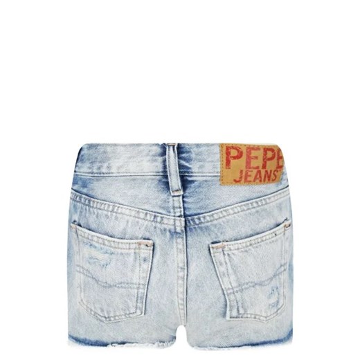 Pepe Jeans London Szorty IVY DESTROY | Regular Fit | denim 176 wyprzedaż Gomez Fashion Store