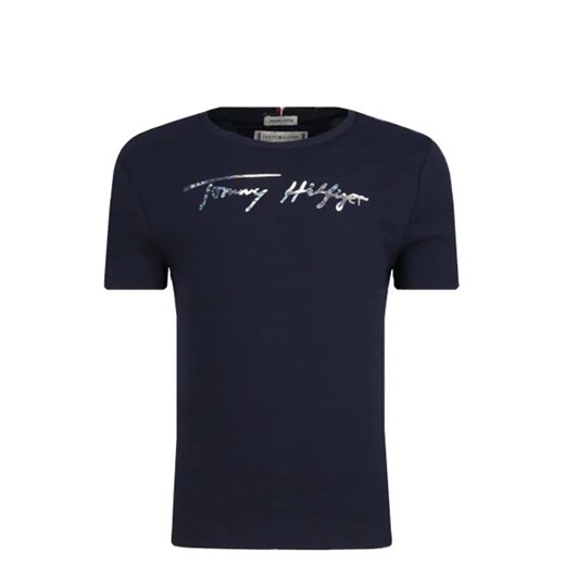 Tommy Hilfiger T-shirt | Regular Fit ze sklepu Gomez Fashion Store w kategorii Bluzki dziewczęce - zdjęcie 172710386