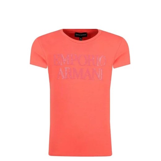 Emporio Armani T-shirt | Regular Fit ze sklepu Gomez Fashion Store w kategorii Bluzki dziewczęce - zdjęcie 172710675