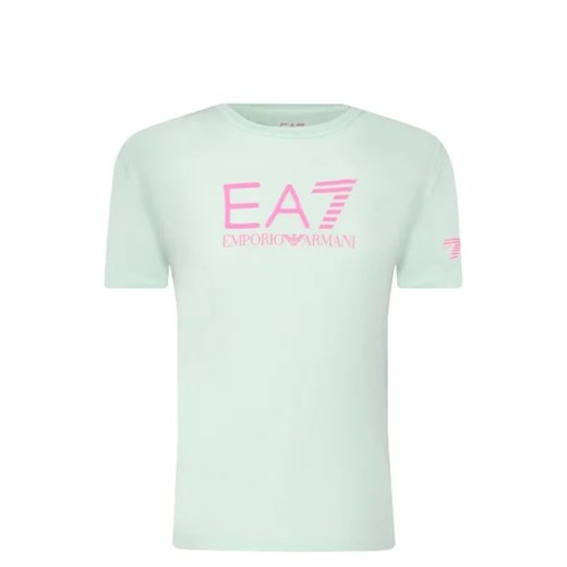 EA7 T-shirt | Regular Fit ze sklepu Gomez Fashion Store w kategorii Bluzki dziewczęce - zdjęcie 172714886
