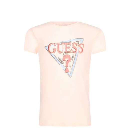 Guess T-shirt | Regular Fit ze sklepu Gomez Fashion Store w kategorii Bluzki dziewczęce - zdjęcie 172716537