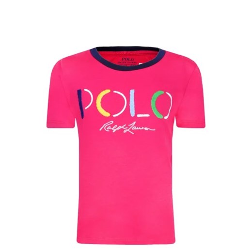 POLO RALPH LAUREN T-shirt | Regular Fit ze sklepu Gomez Fashion Store w kategorii Bluzki dziewczęce - zdjęcie 172716778