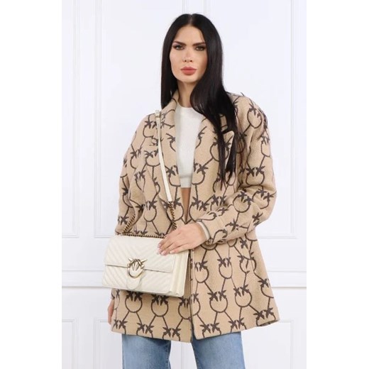 Pinko Skórzana torebka na ramię LOVE ONE Pinko One Size okazja Gomez Fashion Store