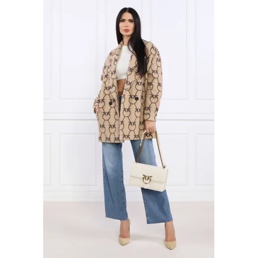 Pinko Skórzana torebka na ramię LOVE ONE Pinko One Size okazja Gomez Fashion Store