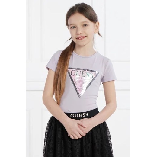 Guess T-shirt | Regular Fit ze sklepu Gomez Fashion Store w kategorii Bluzki dziewczęce - zdjęcie 172719508