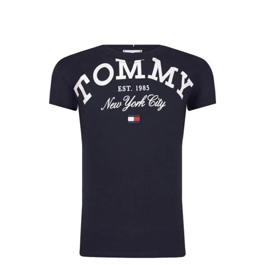 Tommy Hilfiger T-shirt | Regular Fit ze sklepu Gomez Fashion Store w kategorii Bluzki dziewczęce - zdjęcie 172720306