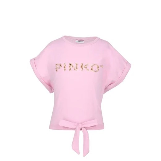 Pinko UP T-shirt | Cropped Fit | stretch ze sklepu Gomez Fashion Store w kategorii Bluzki dziewczęce - zdjęcie 172720955