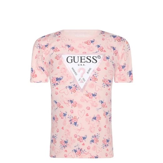 Guess T-shirt | Regular Fit ze sklepu Gomez Fashion Store w kategorii Bluzki dziewczęce - zdjęcie 172721336