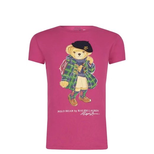 POLO RALPH LAUREN T-shirt | Regular Fit ze sklepu Gomez Fashion Store w kategorii Bluzki dziewczęce - zdjęcie 172733176