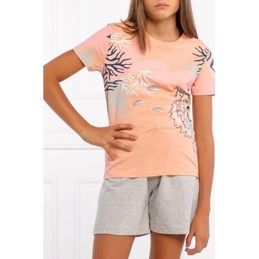 KENZO KIDS T-shirt | Regular Fit ze sklepu Gomez Fashion Store w kategorii Bluzki dziewczęce - zdjęcie 172734036