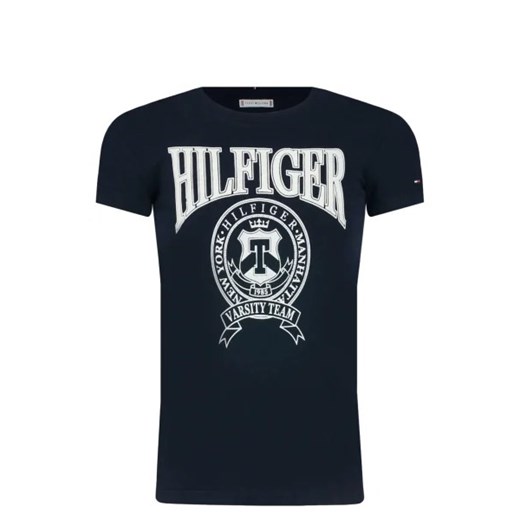 Tommy Hilfiger T-shirt | Regular Fit ze sklepu Gomez Fashion Store w kategorii Bluzki dziewczęce - zdjęcie 172734329
