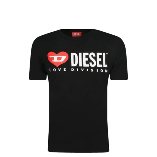 Diesel T-shirt | Regular Fit ze sklepu Gomez Fashion Store w kategorii Bluzki dziewczęce - zdjęcie 172738828