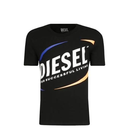 Diesel T-shirt | Regular Fit ze sklepu Gomez Fashion Store w kategorii Bluzki dziewczęce - zdjęcie 172740217
