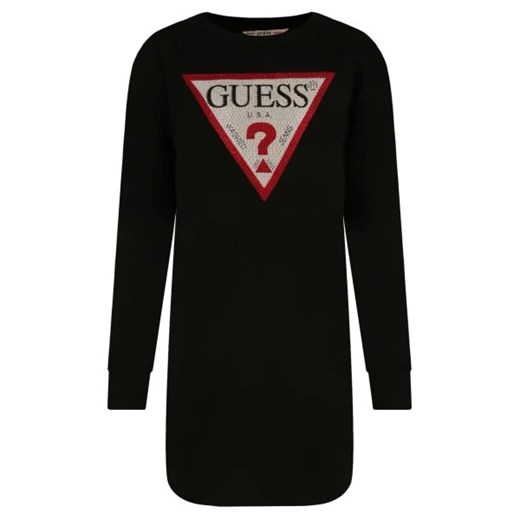 Guess Sukienka FRENCH TERRY LS ze sklepu Gomez Fashion Store w kategorii Sukienki dziewczęce - zdjęcie 172742319