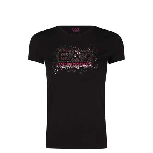 EA7 T-shirt | Regular Fit ze sklepu Gomez Fashion Store w kategorii Bluzki dziewczęce - zdjęcie 172749577