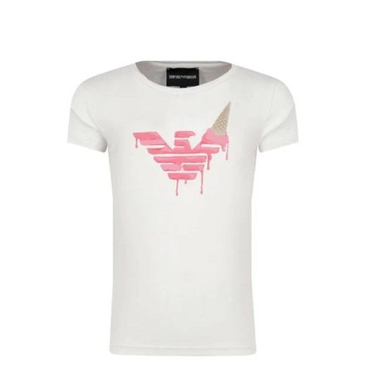 Emporio Armani T-shirt | Regular Fit ze sklepu Gomez Fashion Store w kategorii Bluzki dziewczęce - zdjęcie 172750747