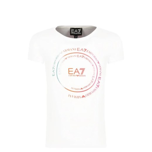 EA7 T-shirt | Regular Fit ze sklepu Gomez Fashion Store w kategorii Bluzki dziewczęce - zdjęcie 172750767