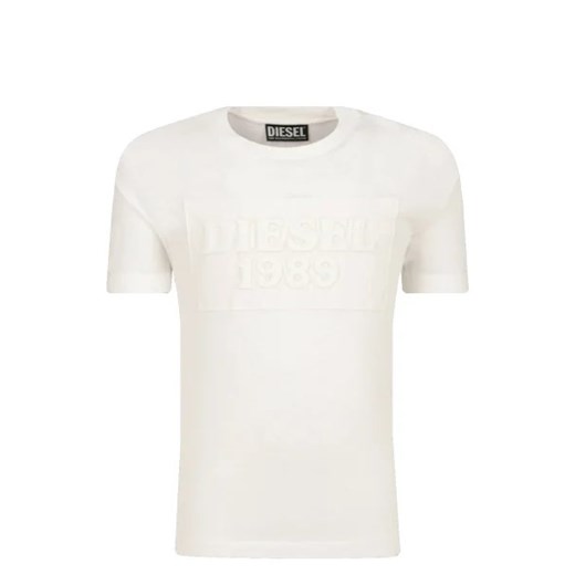 Diesel T-shirt | Regular Fit ze sklepu Gomez Fashion Store w kategorii Bluzki dziewczęce - zdjęcie 172750857