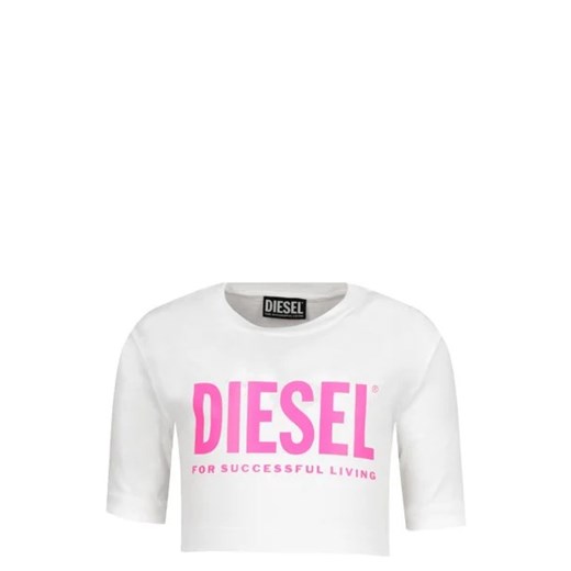 Diesel Top TRECROLOGO | Regular Fit ze sklepu Gomez Fashion Store w kategorii Bluzki dziewczęce - zdjęcie 172750875