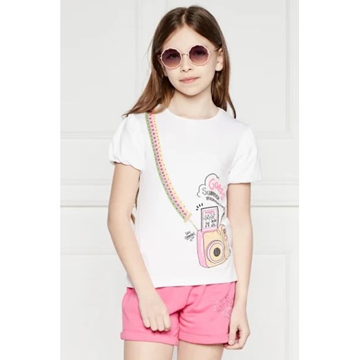 Guess T-shirt | Regular Fit ze sklepu Gomez Fashion Store w kategorii Bluzki dziewczęce - zdjęcie 172751197