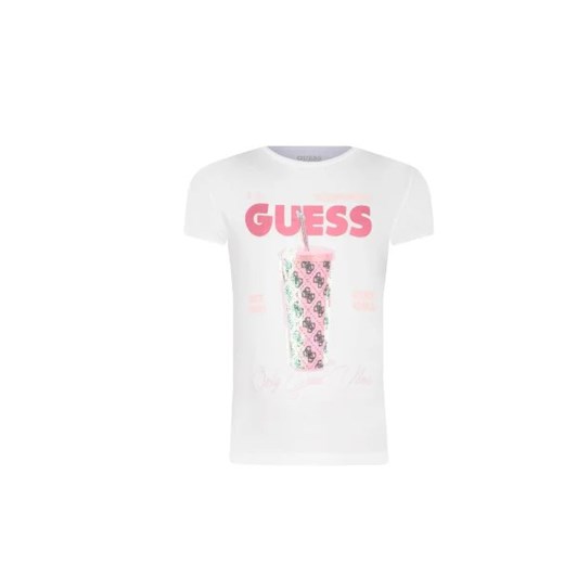 Guess T-shirt | Regular Fit ze sklepu Gomez Fashion Store w kategorii Bluzki dziewczęce - zdjęcie 172751245