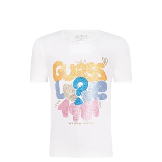 Guess T-shirt | Regular Fit ze sklepu Gomez Fashion Store w kategorii Bluzki dziewczęce - zdjęcie 172751248