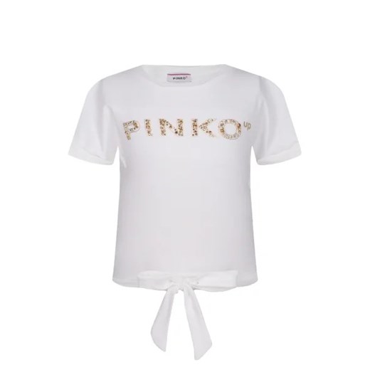 Pinko UP T-shirt | Cropped Fit | stretch ze sklepu Gomez Fashion Store w kategorii Bluzki dziewczęce - zdjęcie 172751406