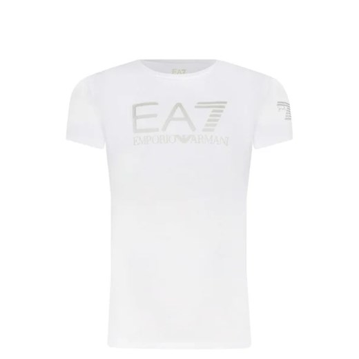 EA7 T-shirt | Regular Fit ze sklepu Gomez Fashion Store w kategorii Bluzki dziewczęce - zdjęcie 172751428