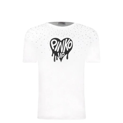 Pinko UP T-shirt | Regular Fit ze sklepu Gomez Fashion Store w kategorii Bluzki dziewczęce - zdjęcie 172751486
