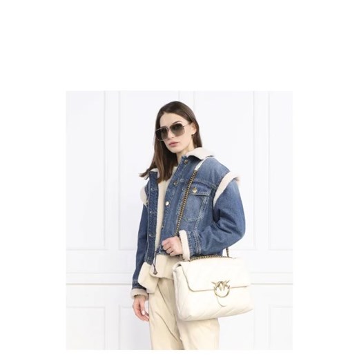 Pinko Skórzana torebka na ramię LOVE BIG PUFF CL SHEEP NAPPA Pinko One Size Gomez Fashion Store promocja