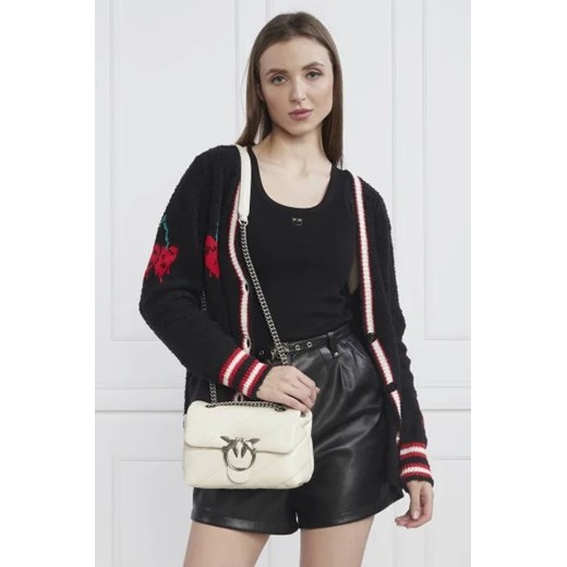 Pinko Skórzana torebka na ramię LOVE MINI PUFF CL PLTT Pinko One Size promocyjna cena Gomez Fashion Store