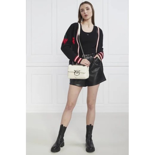 Pinko Skórzana torebka na ramię LOVE MINI PUFF CL PLTT Pinko One Size Gomez Fashion Store okazyjna cena