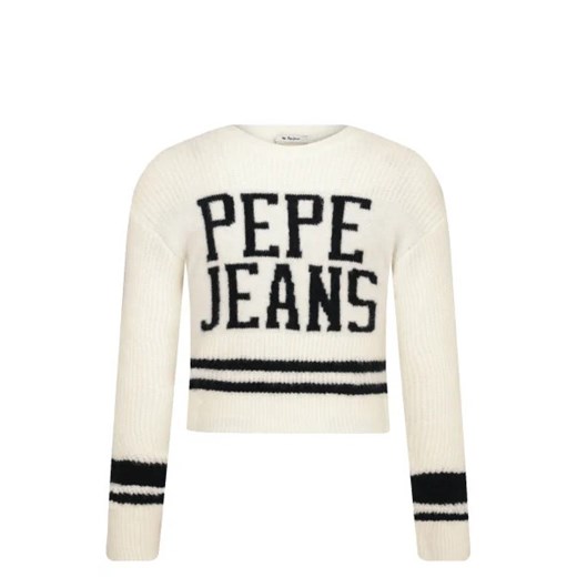 Pepe Jeans London Sweter SAVIA | Regular Fit | z dodatkiem wełny ze sklepu Gomez Fashion Store w kategorii Swetry dziewczęce - zdjęcie 172751607