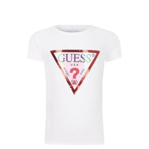 Guess T-shirt | Regular Fit ze sklepu Gomez Fashion Store w kategorii Bluzki dziewczęce - zdjęcie 172751609