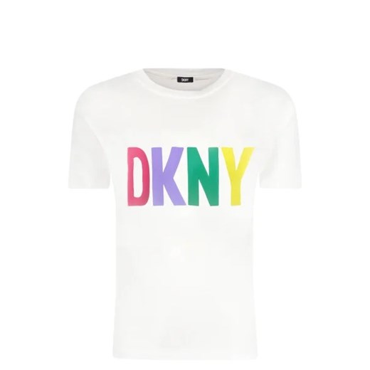 DKNY Kids T-shirt | Regular Fit ze sklepu Gomez Fashion Store w kategorii Bluzki dziewczęce - zdjęcie 172751816