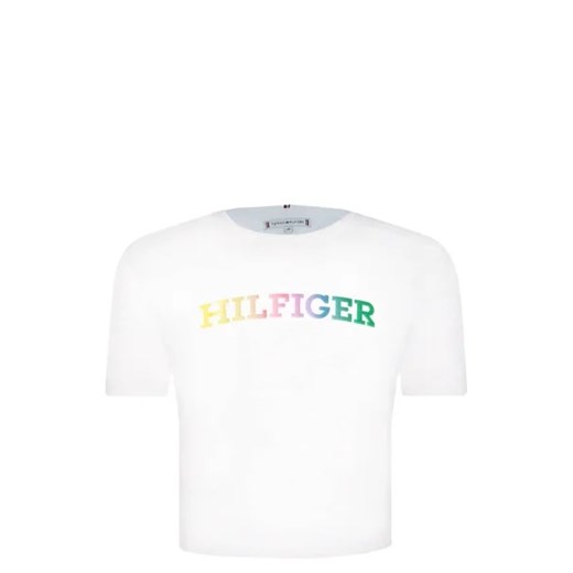 Tommy Hilfiger T-shirt | Regular Fit ze sklepu Gomez Fashion Store w kategorii Bluzki dziewczęce - zdjęcie 172752239