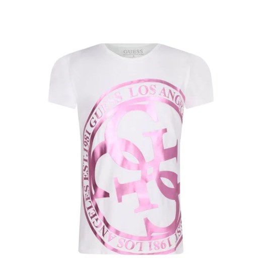 Guess T-shirt | Regular Fit ze sklepu Gomez Fashion Store w kategorii Bluzki dziewczęce - zdjęcie 172752557
