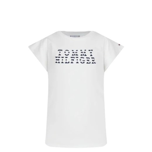 Tommy Hilfiger T-shirt | Regular Fit ze sklepu Gomez Fashion Store w kategorii Bluzki dziewczęce - zdjęcie 172752738